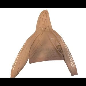 PINK VANS HOODIE (cropped)